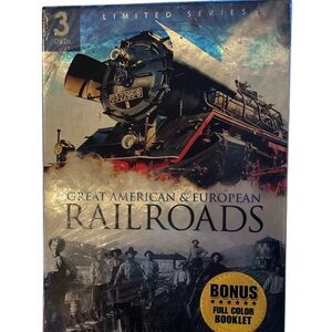 Great American and European Railroads 3 Disc DVD Set